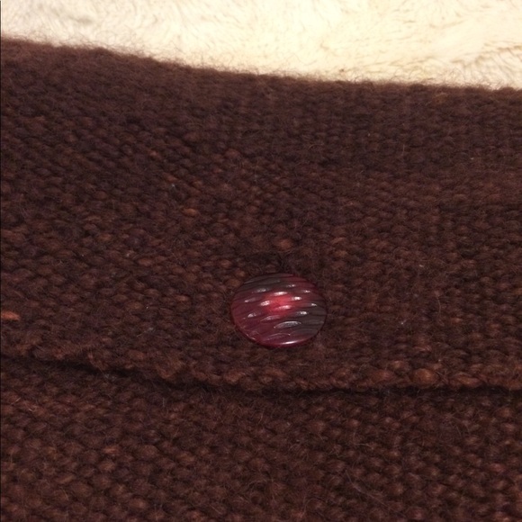 Rich Ruby Red Woven Artisan Messenger Bag - Picture 5 of 5